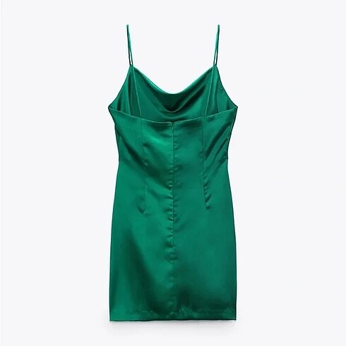 Zara Zara etiketli saten korse elbise