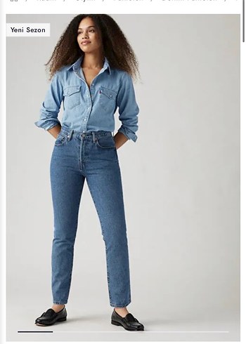 Levis Mavi Denim Takim