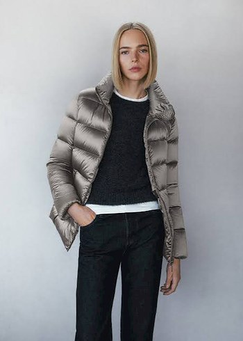 Massimo Dutti Massimo dutti kaz tüyü su geçirmez mont