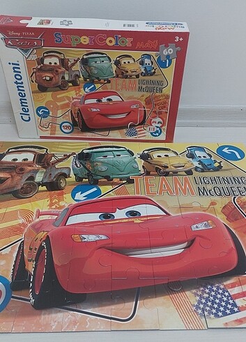 Disney arabalar puzzel - Görsel 3