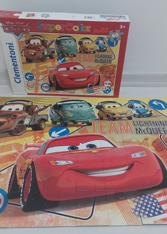 Disney  arabalar puzzel - Görsel 3