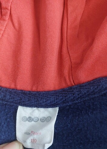 Erkek kız çocuk fermuarlı sweatshirt  - Görsel 2