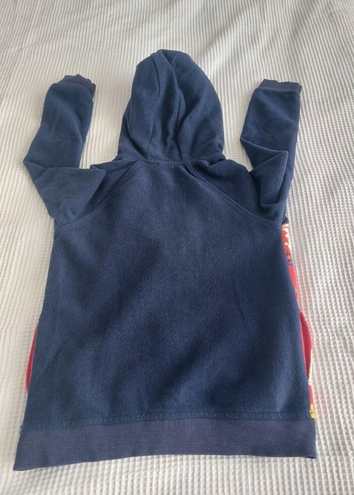 Erkek kız çocuk fermuarlı sweatshirt  - Görsel 3