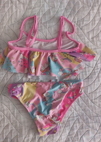 Penti Kız Çocuk Unicorn Desenli Askılı Bikini 6-7yas