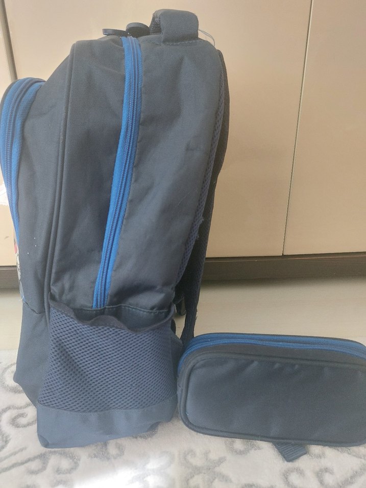 Kral Şakir Temalı Mavi Çocuk Sırt Çantası - Görsel 3