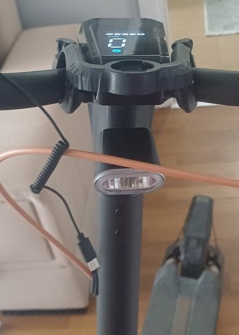 Gri yetişkin Scooterı - Görsel 4