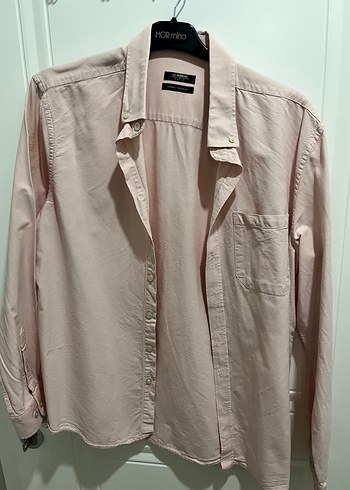LC Waikiki Acik Pembe Minimal Uzun Kollu Gomlek