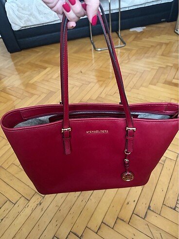 Beden bordo Renk Michael Kors Kırmızı Çanta (ORJINAL)