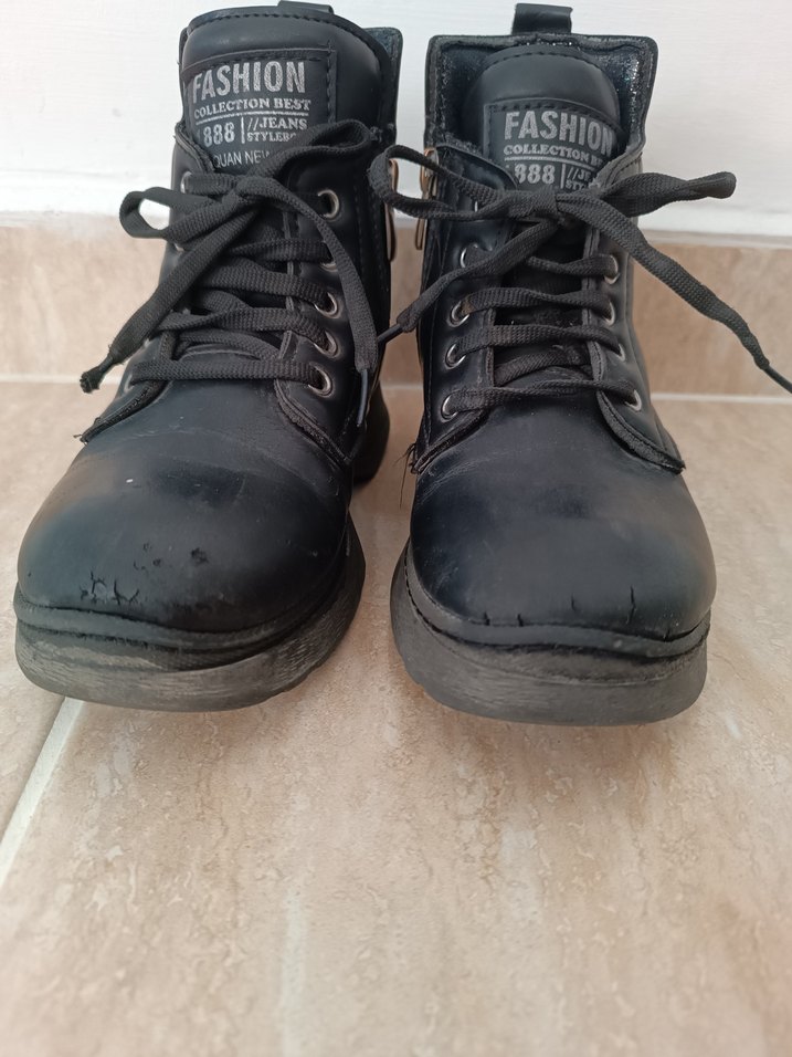 Wanetti Siyah Fermuarlı Çocuk Botu Unısex 30 numara - Görsel 3