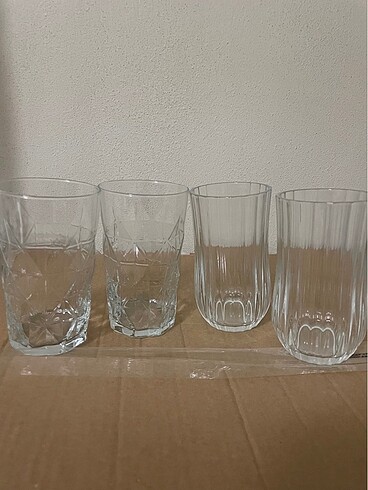4 adet meşrubat bardağı