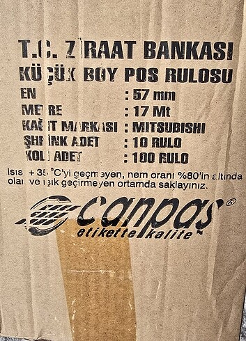 Termal pos rulosu 