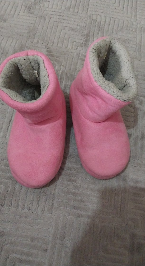 pembe kız çocuk panduf - Görsel 2