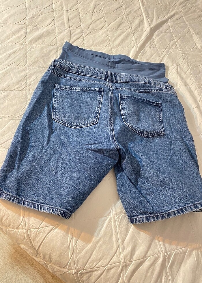 Hamile kot şort - Görsel 3