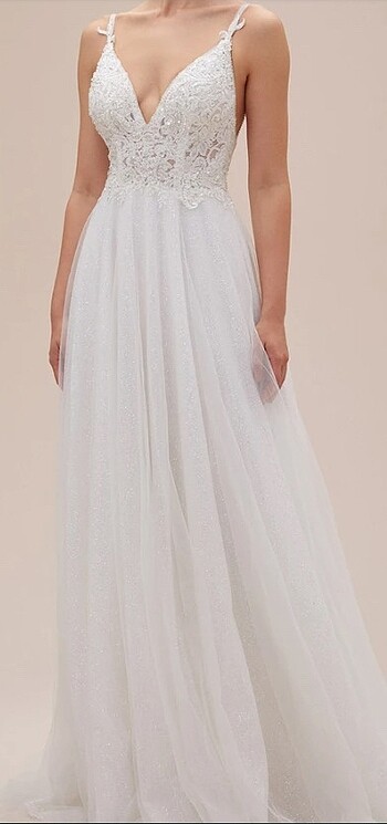 Oleg Cassini Helen Model Gelinlik ( A Kesim Model )