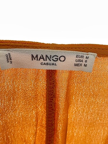 m Beden turuncu Renk Mango Uzun Elbise %70 İndirimli.