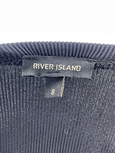 36 Beden siyah Renk River Island Bluz %70 İndirimli.