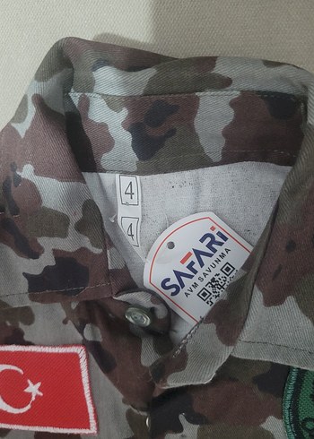 Diğer Kamuflaj Desenli Çocuk Asker Kostümü