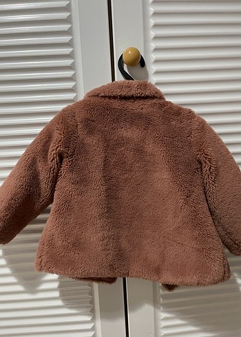 Kürklü Kız Çocuk Mont - Görsel 3