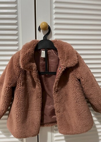 Kürklü Kız Çocuk Mont - Görsel 2