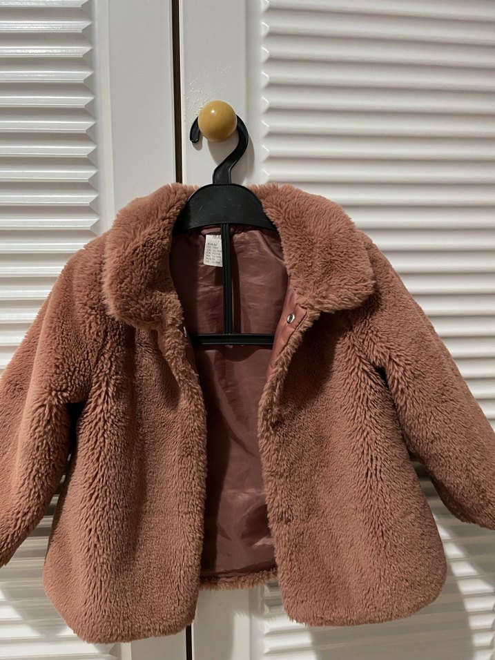 Kürklü Kız Çocuk Mont - Görsel 2