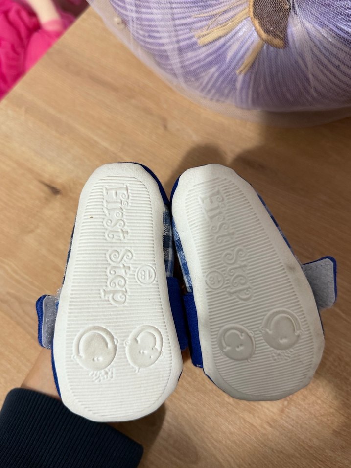 Mavi Erkek Bebek Bantlı Bot - Görsel 2