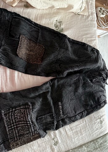 Les Benjamins Siyah Denim Pantolon