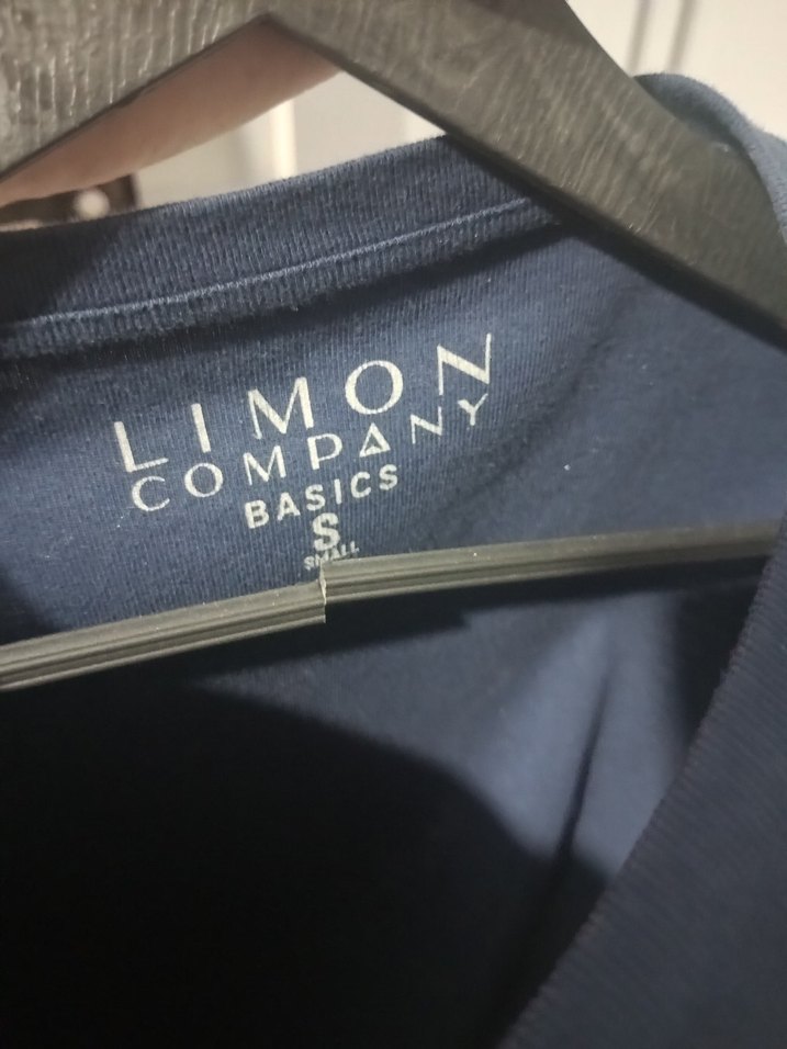 Erkek Lacivert Denim Kısa Kollu Tişört - Görsel 3