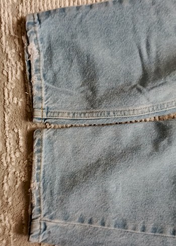 Gri Rahat Kesim Midi Kot Pantolon Baggy pantolon - Görsel 3