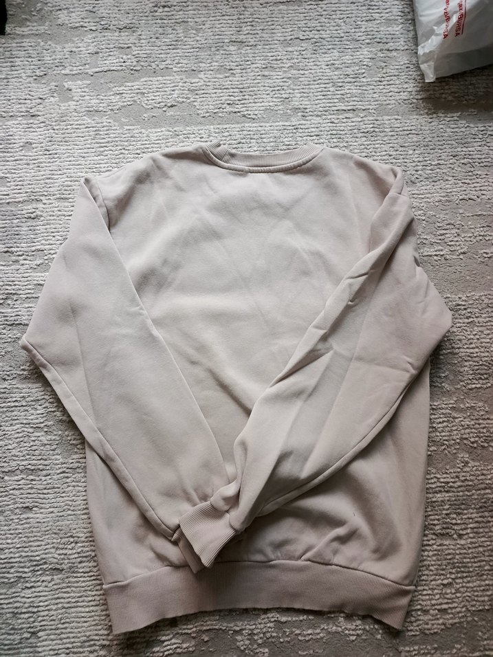 Bej Uzun Kollu Sweatshirt - Görsel 2