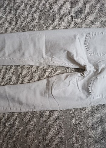 Beyaz Pantolon Midi Boy - Görsel 2