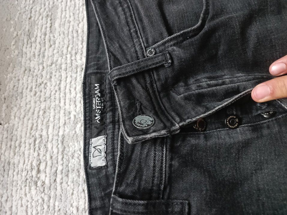 Gri Regular Fit Erkek Jean Pantolon - Görsel 4