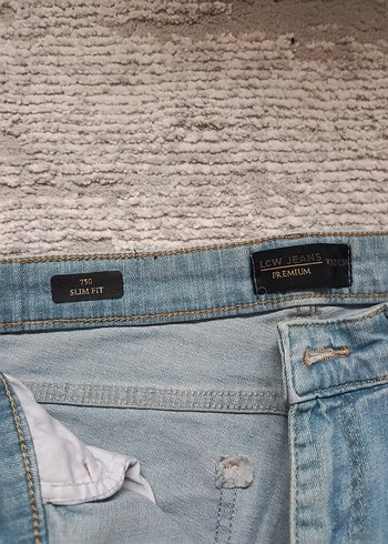 Erkek Mavi Regular Fit Denim Pantolon - Görsel 3