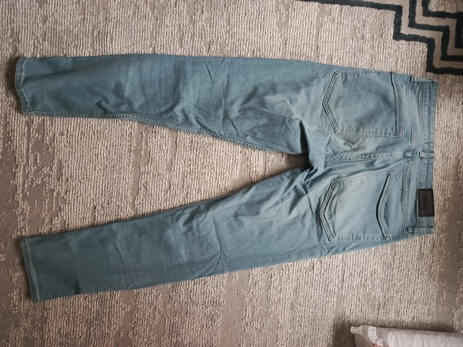 Erkek Mavi Regular Fit Denim Pantolon - Görsel 2