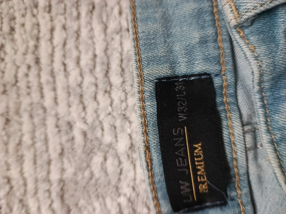 Erkek Mavi Regular Fit Denim Pantolon - Görsel 4