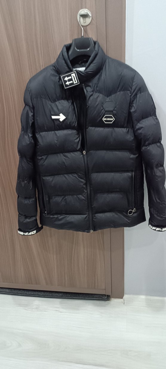 Siyah Fermuarlı Erkek Street Wear şişme mont - Görsel 2