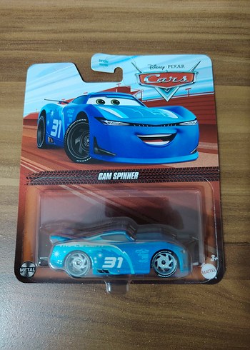 Disney Pixar Mavi Parlak Oyuncak Araba 2025 cam spinner