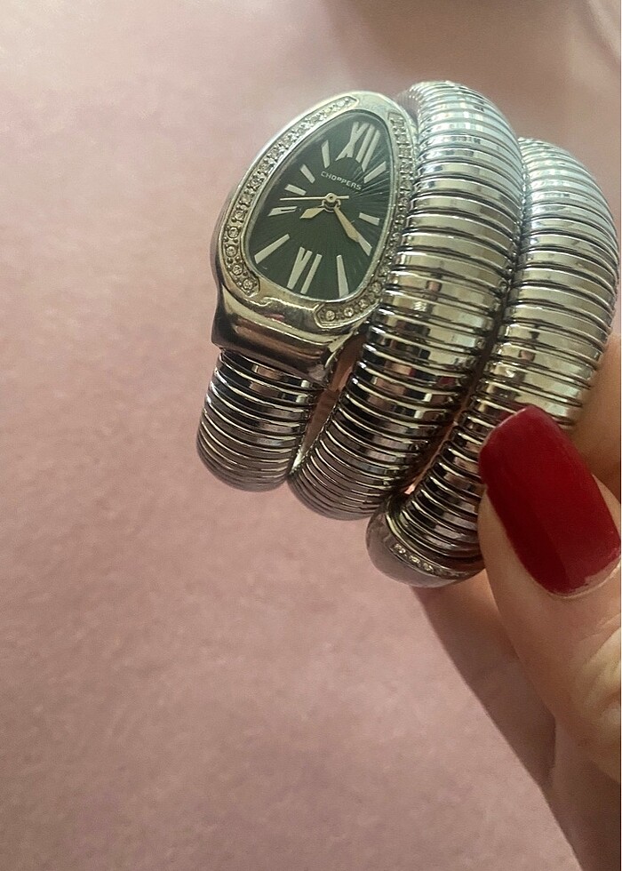 Bvlgari model choppers marka kadın bileklik saat - Görsel 5