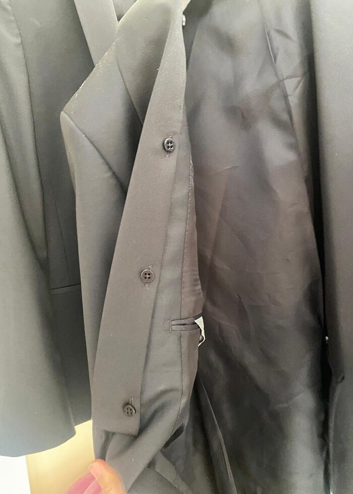 Yeni etiketli çeket dar diye satıyorum hiç giyilmdedi - Görsel 2