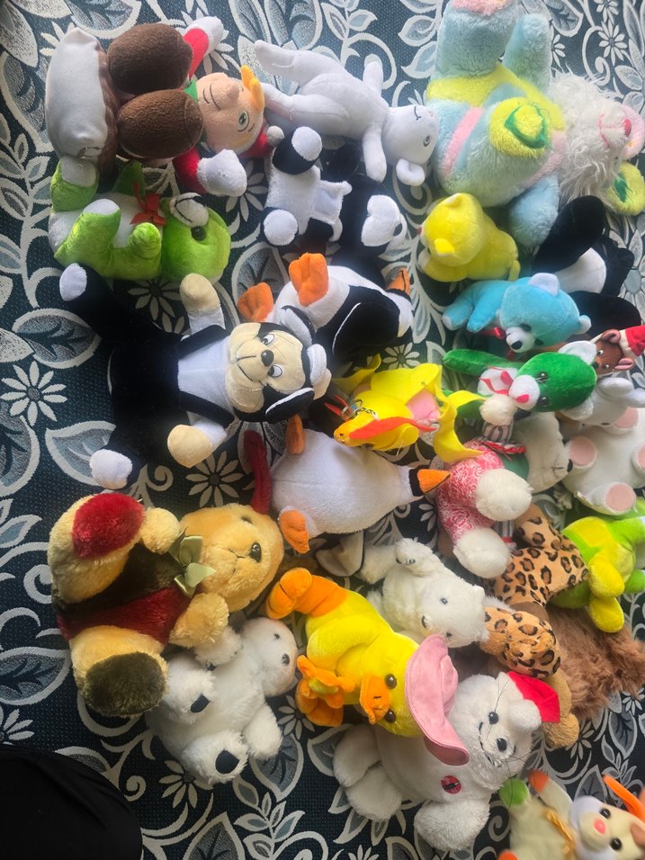 Renkli Peluş Oyuncak Koleksiyonu - Görsel 2