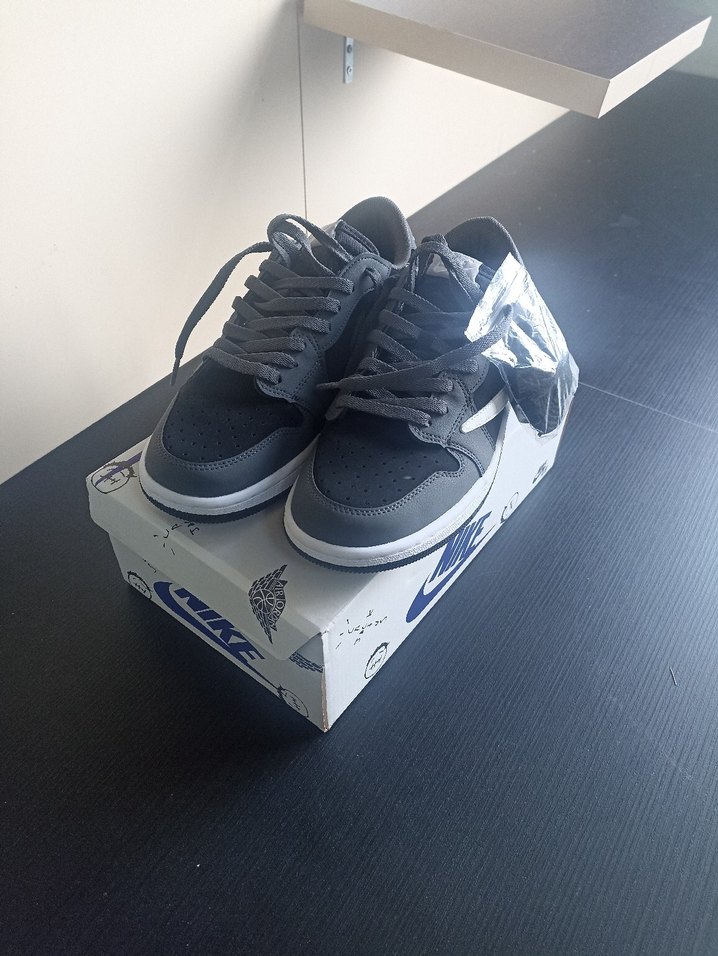 Travis Scott X Air Jordan 1 Low Og Black-Grey - Görsel 2