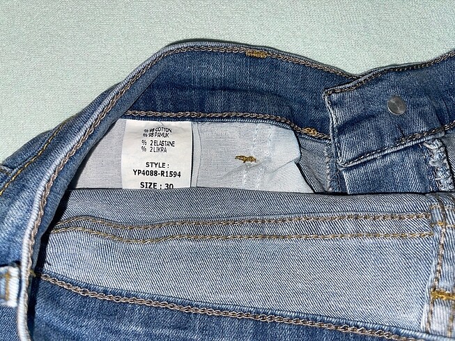 30 Beden mavi Renk ADDAX JEAN