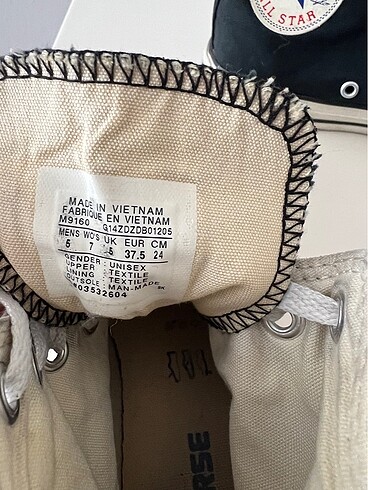 37,5 Beden Converse