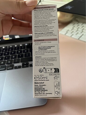 Beden Eucerin renkli krem