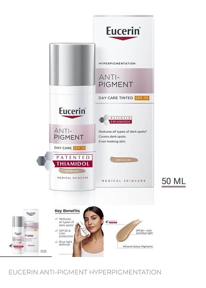 Eucerin renkli krem - Görsel 2