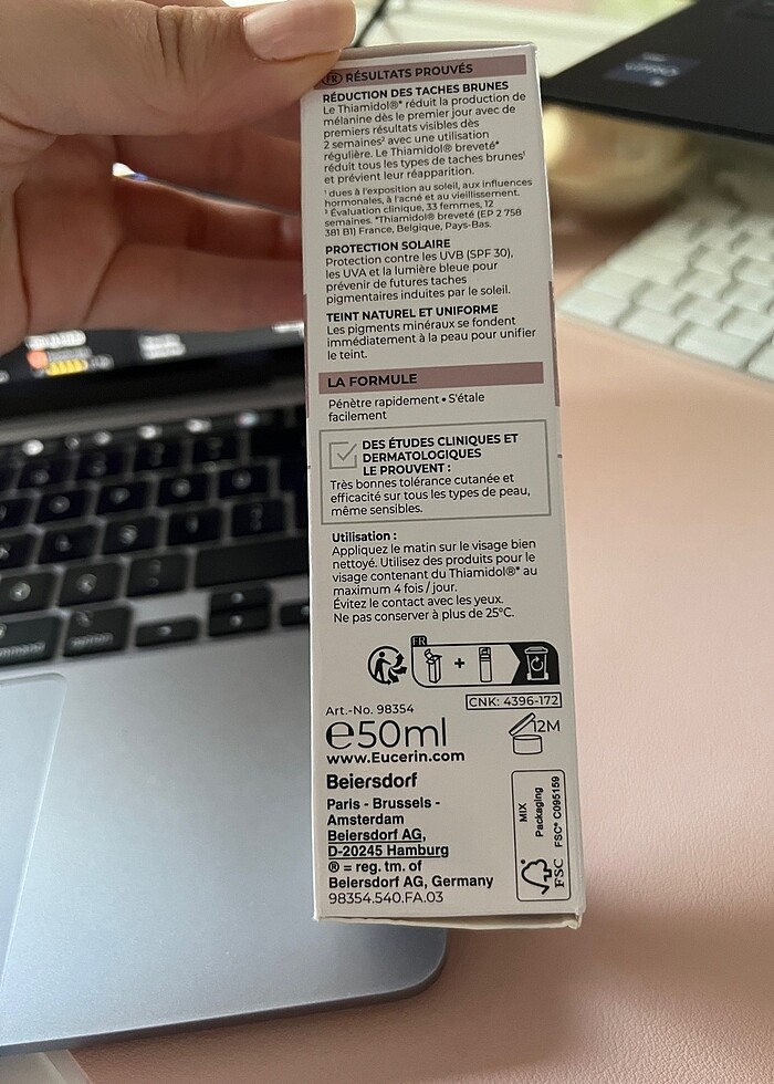 Eucerin renkli krem - Görsel 3