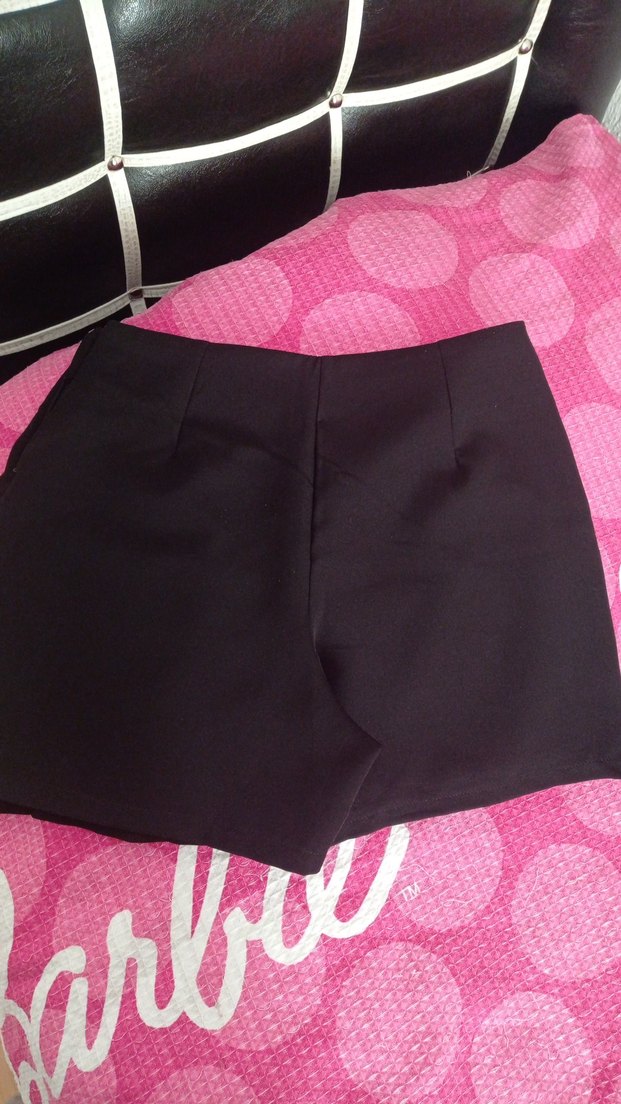 Piliseli Siyah Mini Etek - Görsel 2