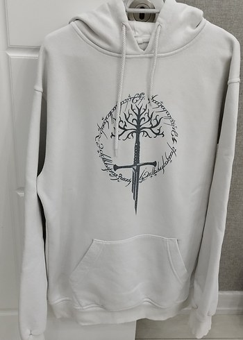 l Beden Kapüşonlu Cepli Sweatshirt