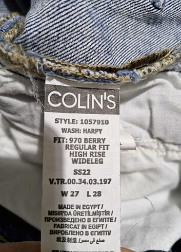 27 Beden Colin's 970 crop berry pantolon