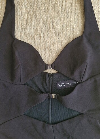 ZARA ABIYE SIYAH ELBISE - Görsel 8