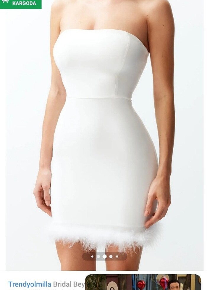 ETIKETLI NISAN NIKAH MEZUNİYET ELBISESI - Görsel 2